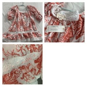 Nicole miller tropical  Floral Top